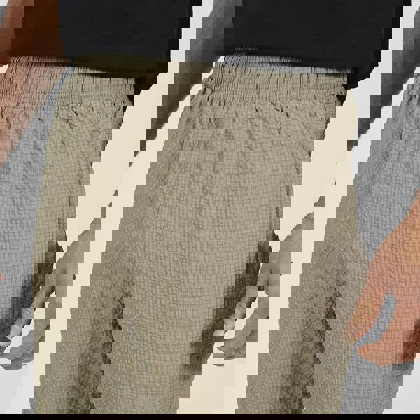 Brave Soul Taupe Slim Leg Seersucker Trousers - Taupe Image 4