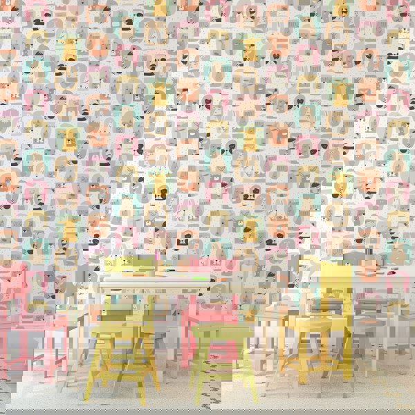 Hoopla Walls Picture Perfect - Sugar Almond 10m Wallpaper