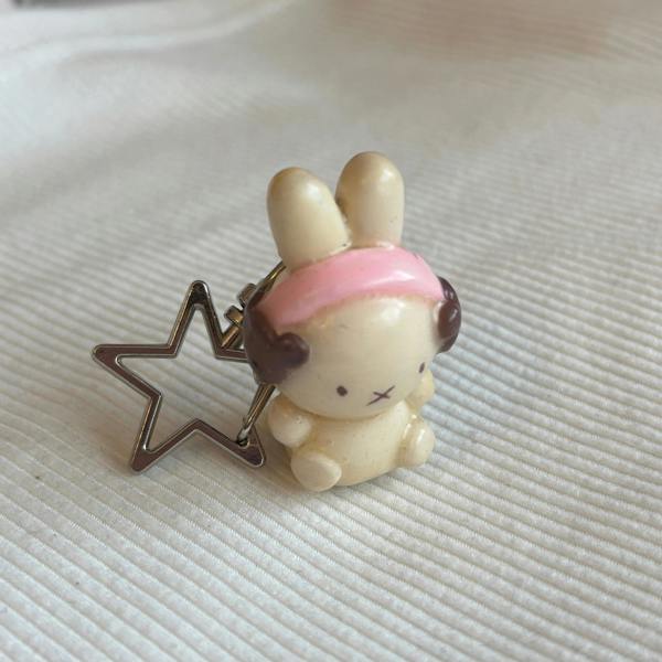 Lovedbymimii Miffy Handmade Keychain