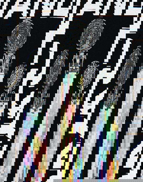 Star Trek Mens Black Peace and Long Life Short Sleeved T-Shirt