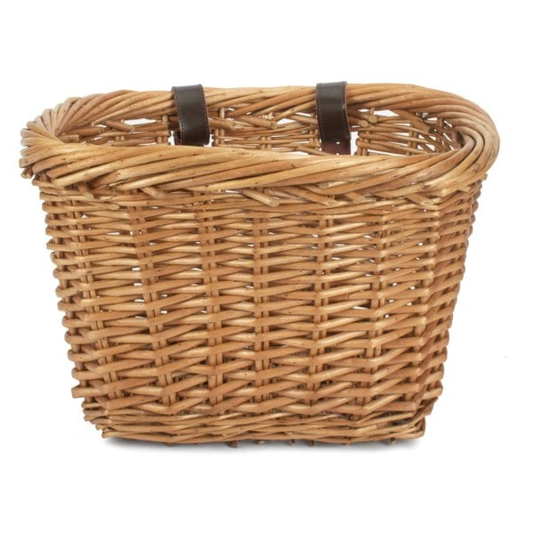 Wicker Heritage Rectangular Bicycle Bike Basket