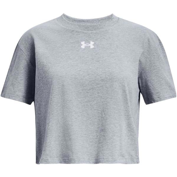 Under Armour Childrens/Kids Sportstyle Logo Crop T-Shirt - Grey - 