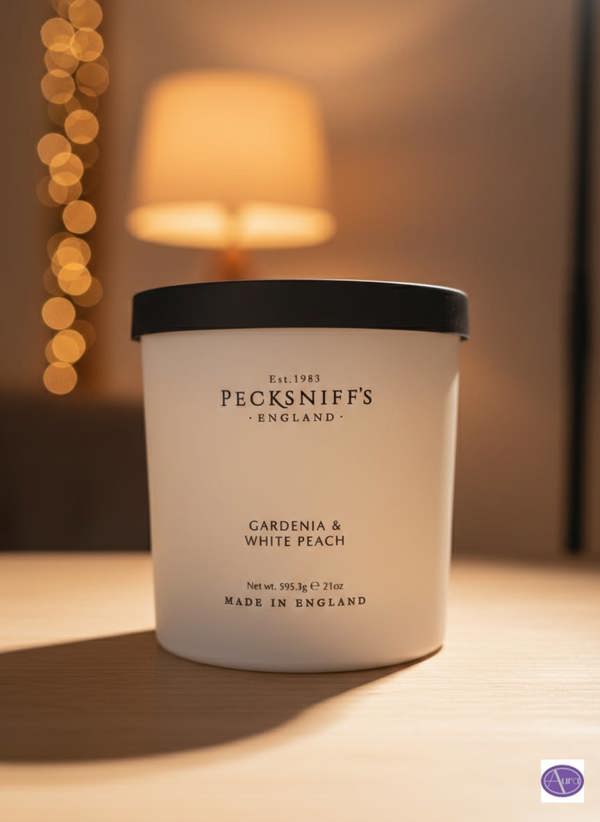 Pecksniff's Gardenia & White Peach Scented Candles
