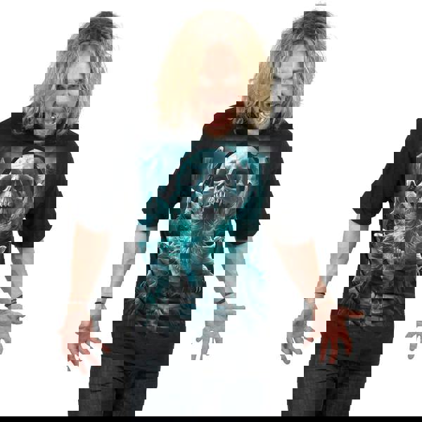 Spiral Direct GHOST SKULL - T-Shirt Black