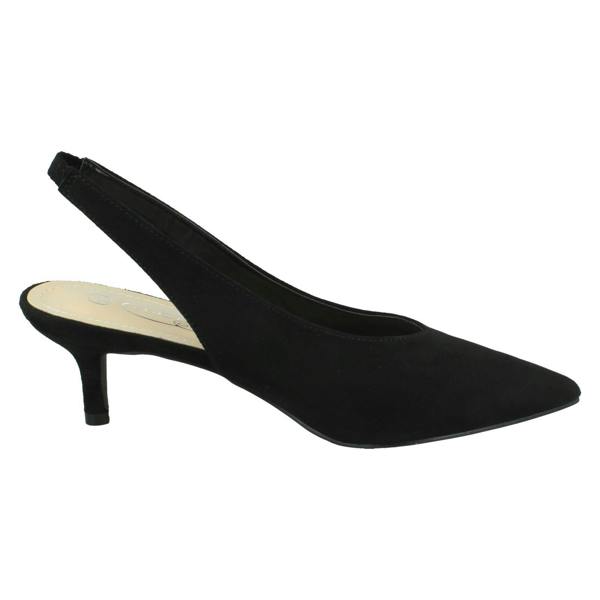 Spot On Ladies Spot On Heeled Stiletto Slingback Heels F90111