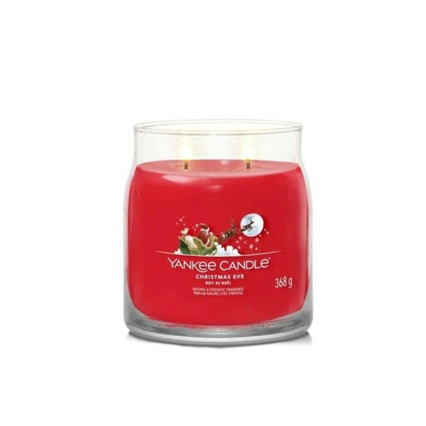 Yankee Candle Signature Christmas Eve Scent Medium Jar Red 368g