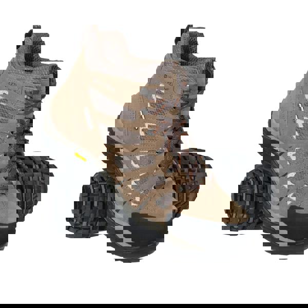 Mountain Warehouse Mens Field Extreme Suede Wide Walking Boots - Brown - 