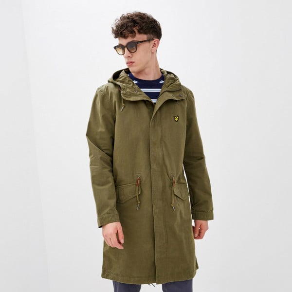 Lyle & Scott Fishtail Parka Coat - Green