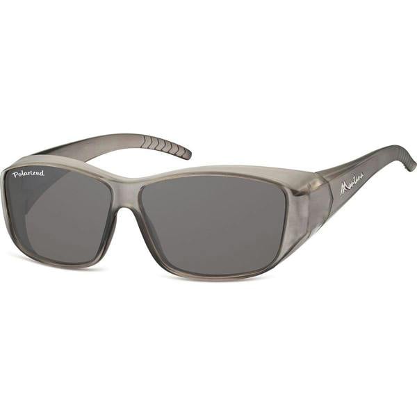 Montana Fit Over Glasses Sunglasses FO4 D Matte Grey Smoke Polarized