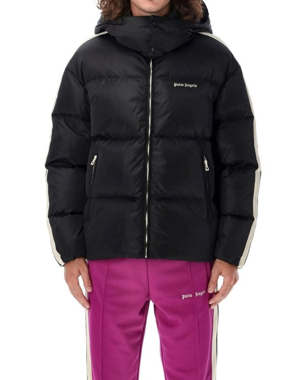 Palm Angels Waist Down Belt Jacket Black - Supplied FashionPALM ANGELS