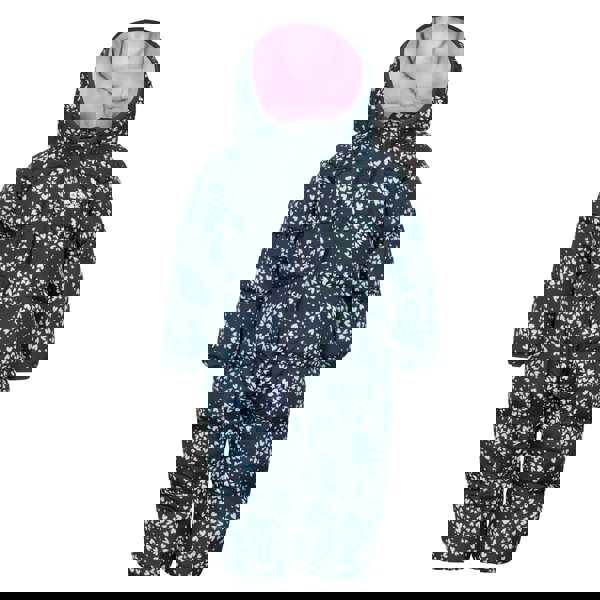 Mountain Warehouse Toddler Frosty Clouds Padded Snowsuit - Navy