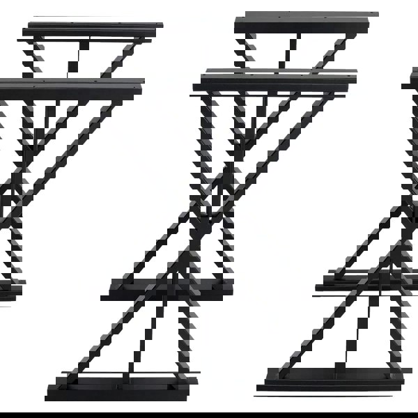 2 Pieces Black Metal Table Legs Heavy Duty Industrial Table Legs Table Legs Living and Home