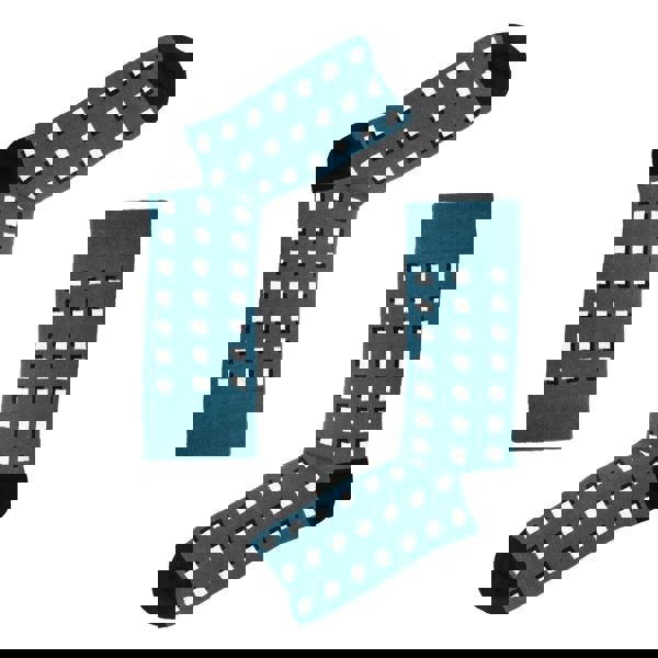 Jemsox Square Geo Organic Cotton Mens Socks | Soft Fit with Comfort Welt