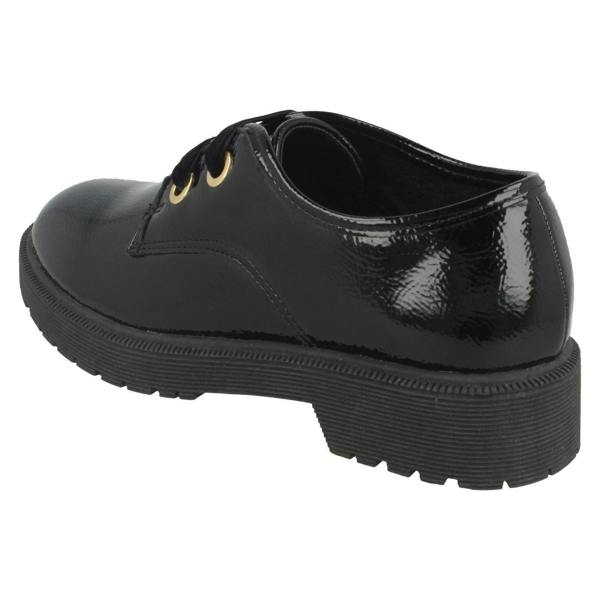 Spot On Girls Spot On Lace Up Mid Heel Shoes