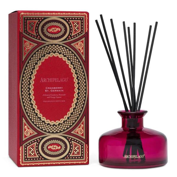 Archipelago Seasonal Glass Reed Diffuser - 139ml - Red - Reed Diffuser