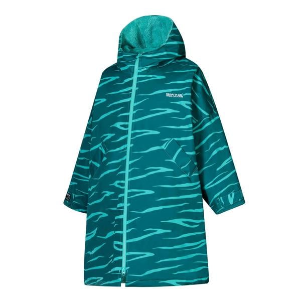 Regatta Childrens/Kids Zebra Waterproof Changing Robe - Mediterranea - 