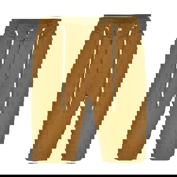 Enzo Cotton Loose Fit Shorts - Coffee