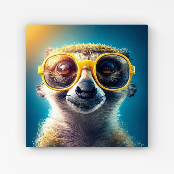 Warren Reed Meerkat Splash Art Canvas