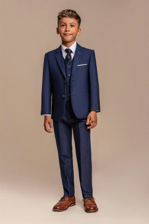 Boys Jefferson Three Piece Suit Front