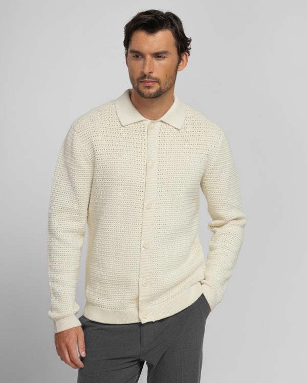 Steel & Jelly Chester - Chunky Knit Button Up Cardigan