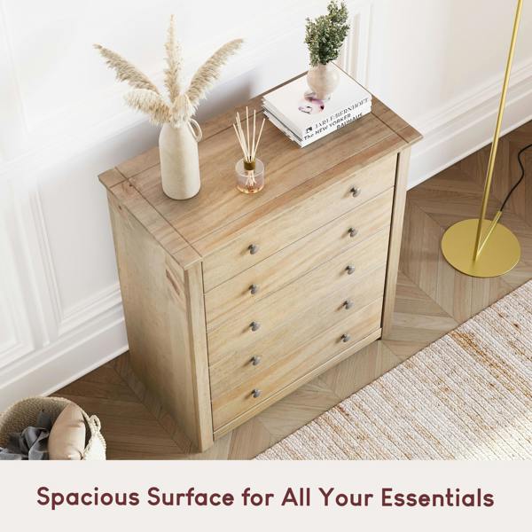Vida Designs Panama 5 Drawer Chest