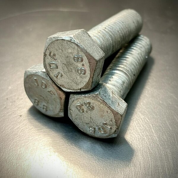 Fixaball M12 Hex Bolt High Tensile 8.8 Galvanised DIN 931