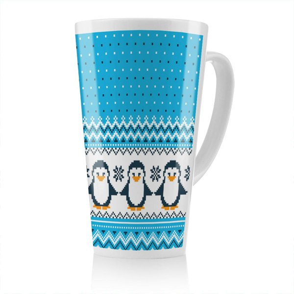 Benjamin Tate Design New Year'S Christmas Dining Latte Mug