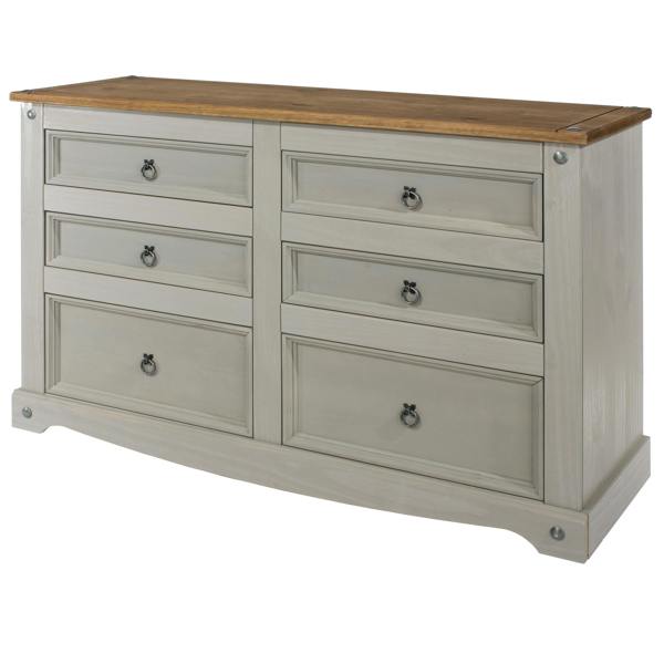 Core Products Corona 3 + 3 Drawer Wide Chest