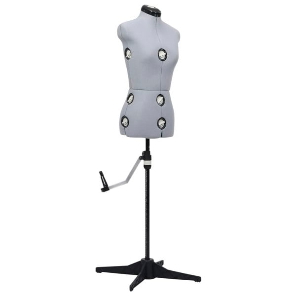 Berkfield Adjustable Dress Form Female Grey S Size 33-40