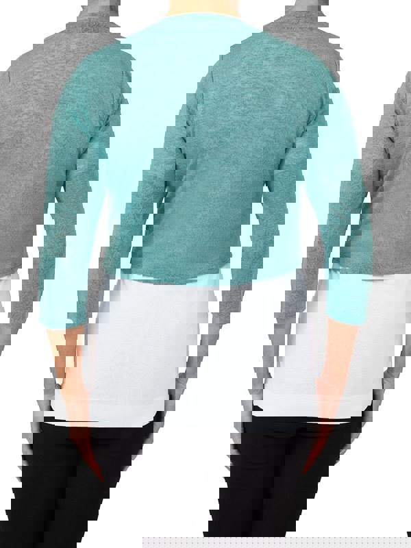 PennyPlain Shrug Tie Front - Sea Green