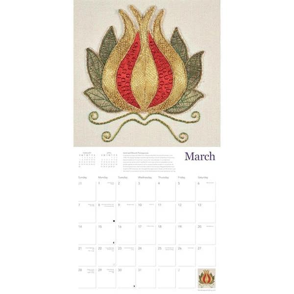 Royal School of Needlework Calendar 2027, Wall Calendars, Month To View, Lifestyle, Gift