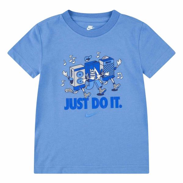 Nike Childrens/Kids Music Boxy T-Shirt - Blue - 