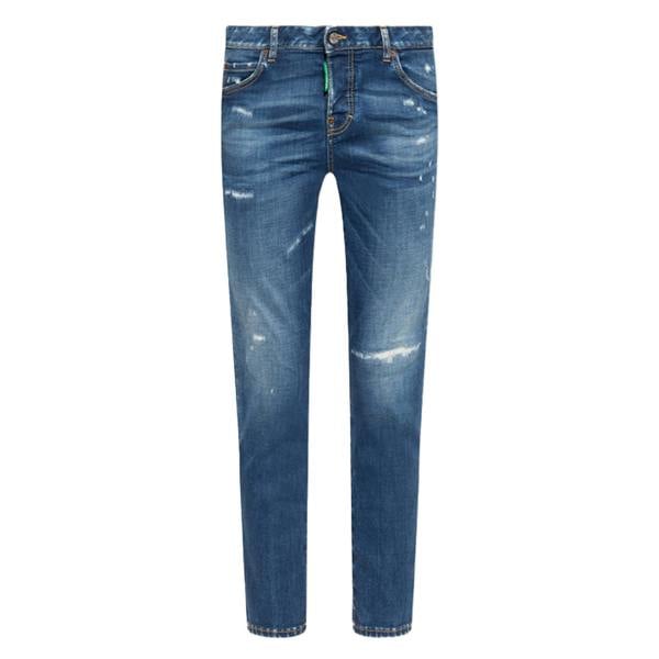 Dsquared One Life One Planet Smiley Jeans   in  Blue