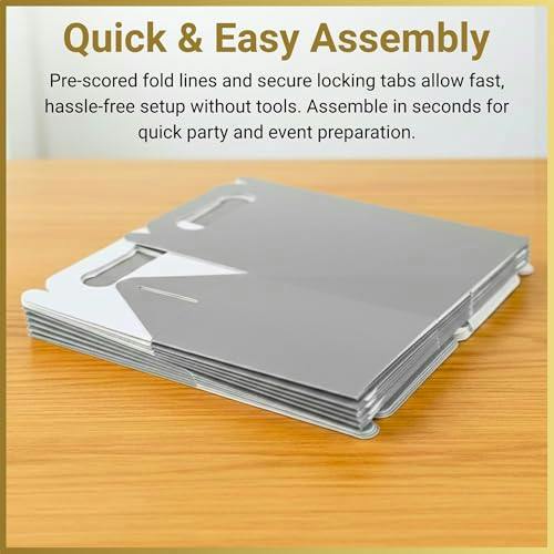 Silver Cardboard Party Food Boxes in 10, 20 or 30 Pack Sizes for Cakes, Snacks and Treats image 6