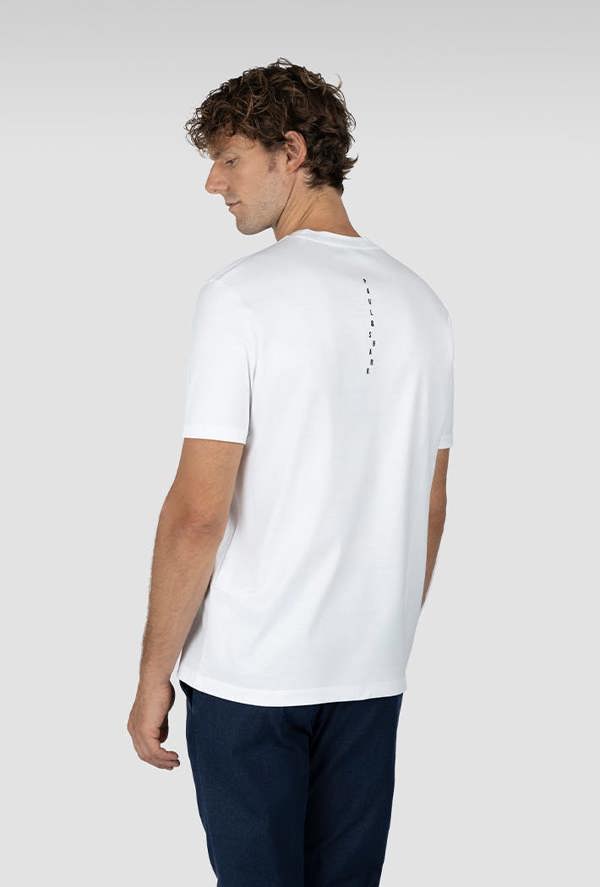 Paul & Shark Printed Aqua Touch Cotton T-Shirt