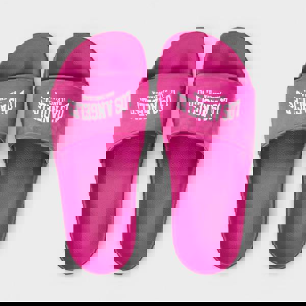 Balenciaga Pool Slides Cities Los Angeles Pink White