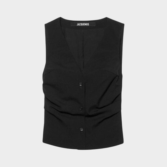 Jacquemus Le Gilet De Costume Black