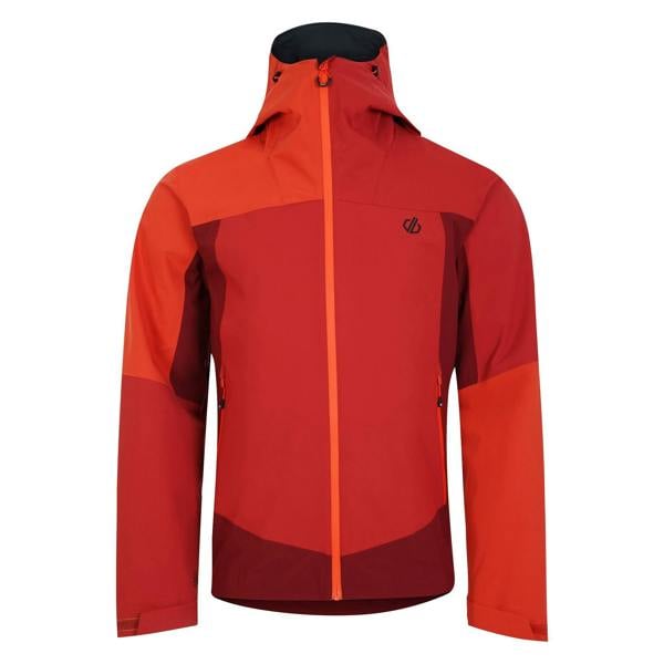Dare 2B Mens Endurance Waterproof Jacket - Tuscan Red/Syrah Red - 