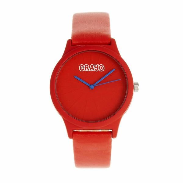 Crayo Splat Unisex Watch - Red - CRACR5303