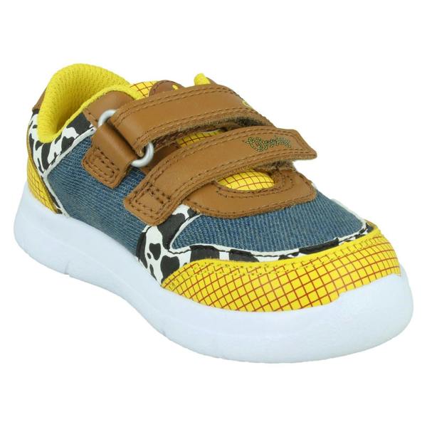 Clarks Childrens Clarks Hook & Loop Casual Trainers Ath Howdy