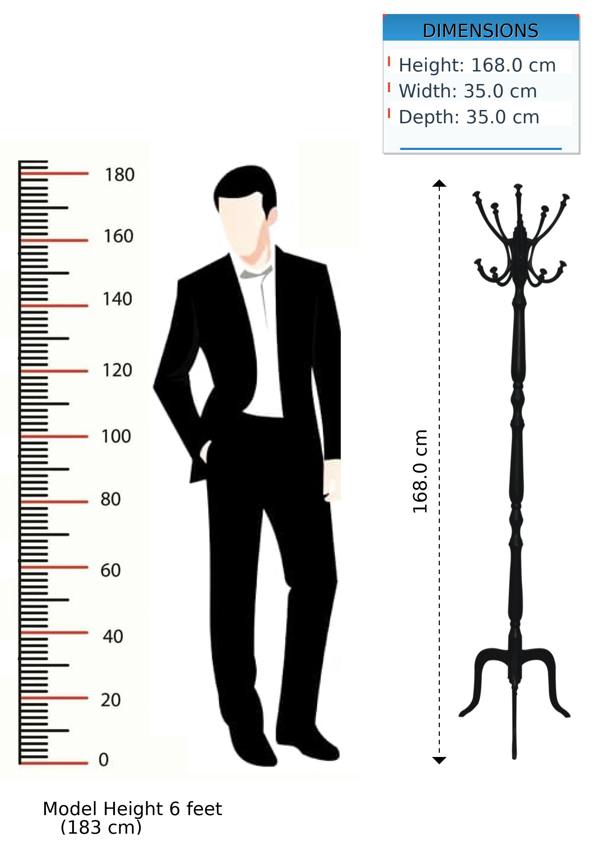 Artisan Furniture Black Coat Stand