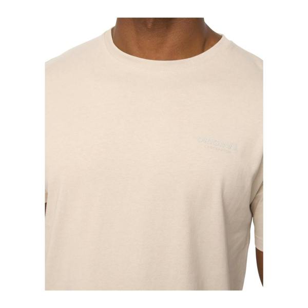 Crosshatch Mens Allmoore T-Shirt - Light Stone - 