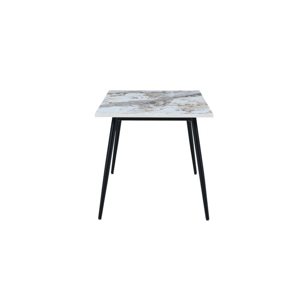 Horizon Medium Dining Table Marble Effect - Pandora