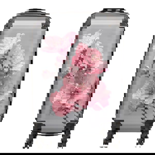 Warren Reed Delicate Pink Flowers Suitcase