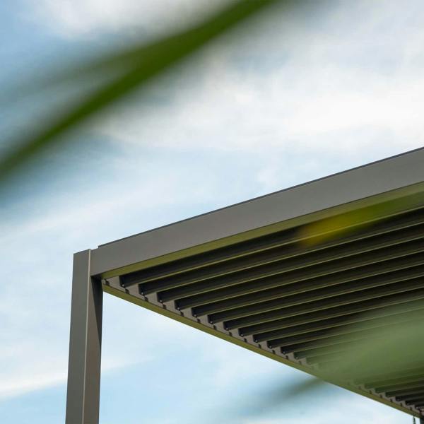 Ocean Designs Tivoli 3m x 3m Grey Frame Free Standing Pergola