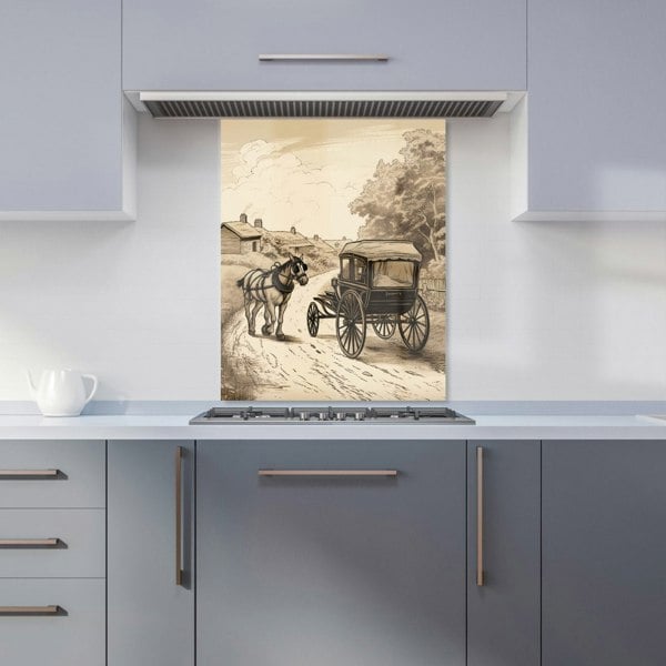 Warren Reed - Designer A Horse And His Cart Kitchen Splashback