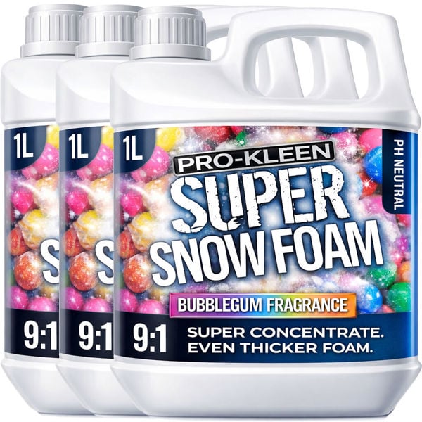 ProKleen Pro-Kleen Super Snow Foam Car Shampoo 3L Bubblegum