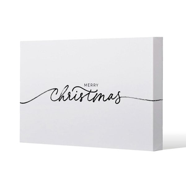Benjamin Tate Design Merry christmas hand drawn lettering (canvas)