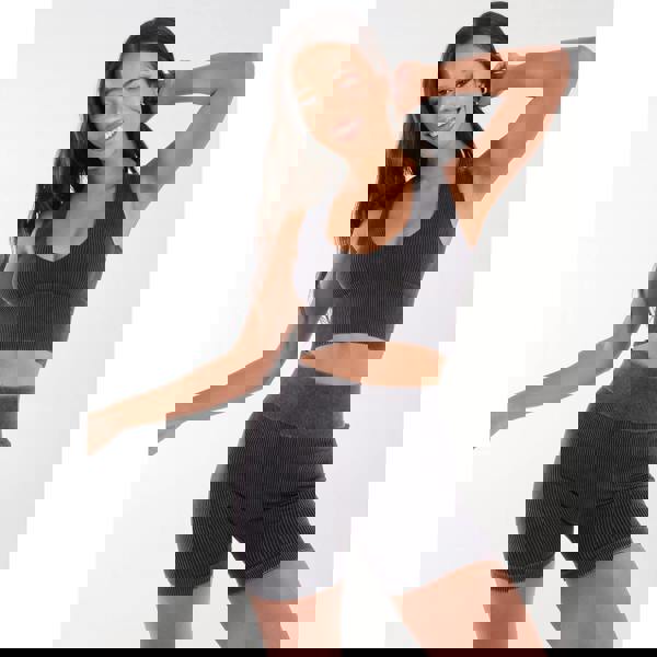 Pink Vanilla Washed Active Crop Top