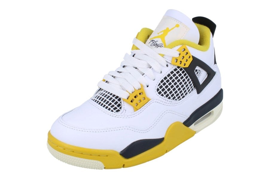 Nike Air Jordan 4 Retro Womens Trainers Aq9129  101 - White Coconut Milk 101 - Photo 0